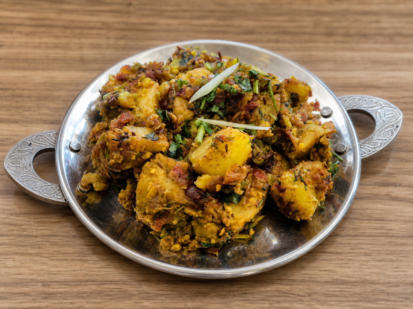 Aloo Jeera, cumin potatoes North Indian food at Dilli-6 San Ramon